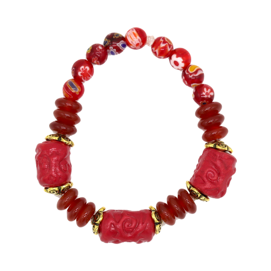 SARAWAK BEADS | BRACELET (RED)