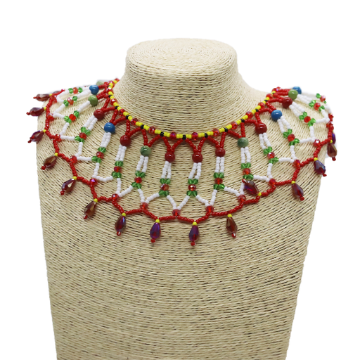 MULTICOLOUR COLLAR BEAD NECKLACE